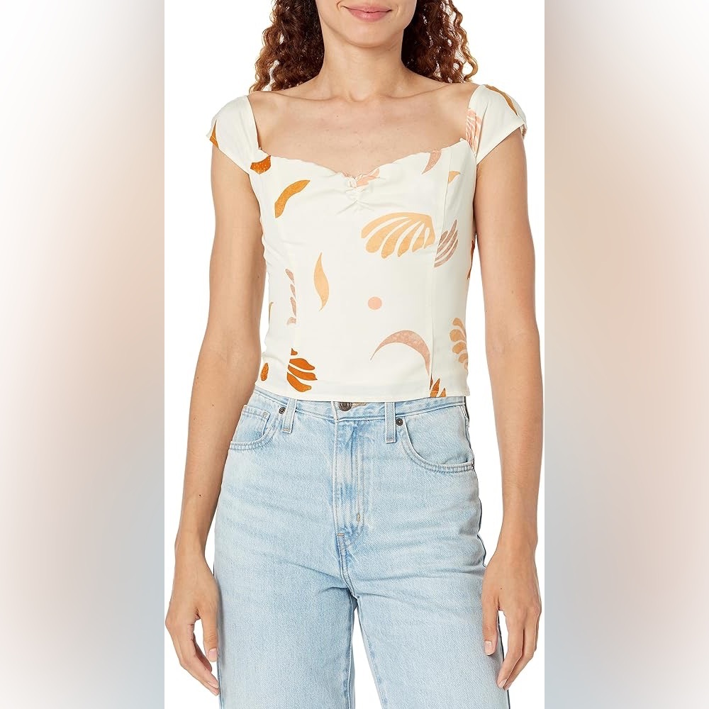 NWT ASTR the label Women's Aneesa Top - Size Large - Picture 2 of 13